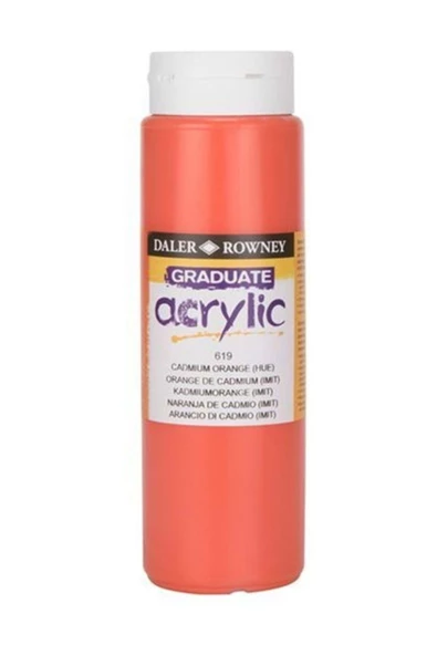 Graduate Akrilik Boya 500ml 619 Cadmium Orange Hu