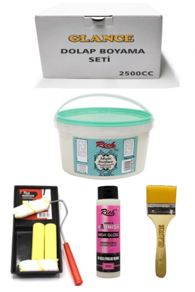 Multi Surface 2500cc Alaçatı (3,5kg) Genel Amaçlı Boyama Seti ürün görseli 1