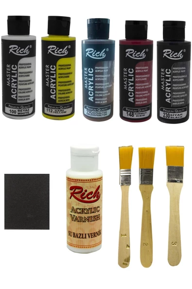 Glance Ahşap Boyama Seti ürün görseli 1