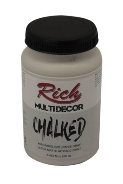 Multi Decor Chalked Akrilik 250ml N:4574 Paris Gri ürün görseli 1