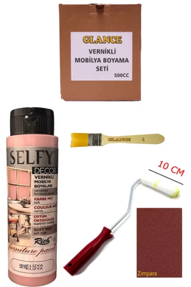 Rich Selfy Decor 500 cc Elizya Kendinden Vernikli Genel Amaçlı Boyama Seti