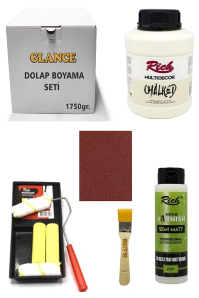 Glance Multi Decor Chalked 1750 gr (Alaçatı ) Genel Amaçlı Boyama Seti
