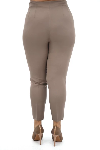 Kadın Büyük Beden Yüksek Bel Pantolon 208 0017-25 - 10