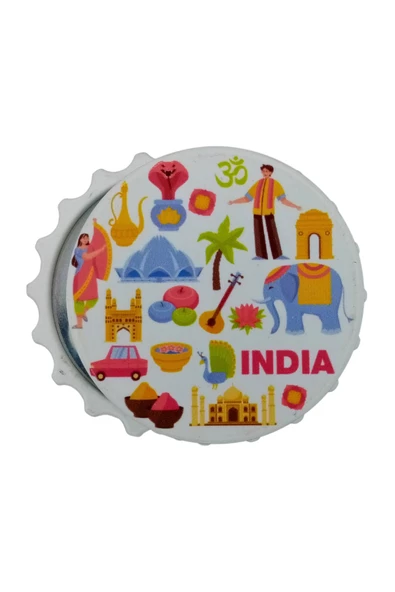 Hindistan Temalı Magnet Kapak Açacak - Resim 6
