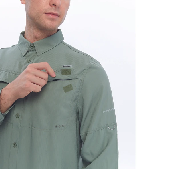 FreeCamp Novella Erkek Gömlek-YEŞİL - Resim 8