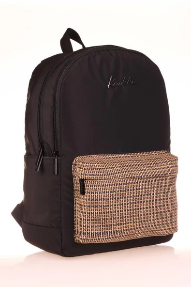 Wicker Sırt Çantası Black K1716 - 5