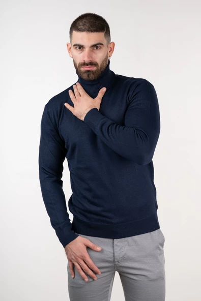 NEHİR TRİKO BOĞAZLI KAZAK - Resim 7