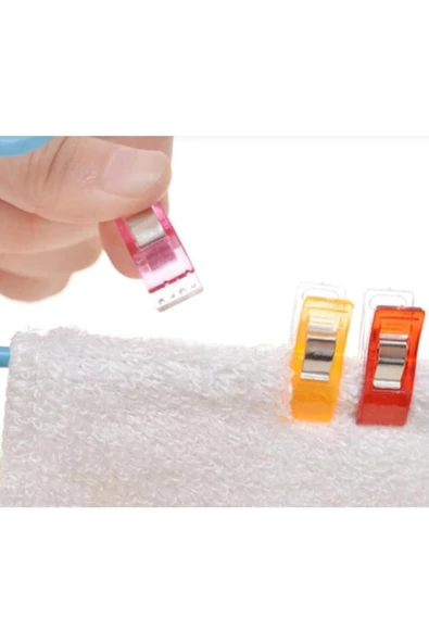 Dikiş Nakış Kumaş Kağıt Sıkıştırma Mandalı (kumaşlarınızı Rahatça Skıştırın) 10 Adet Fiyatıdır. - Resim 5