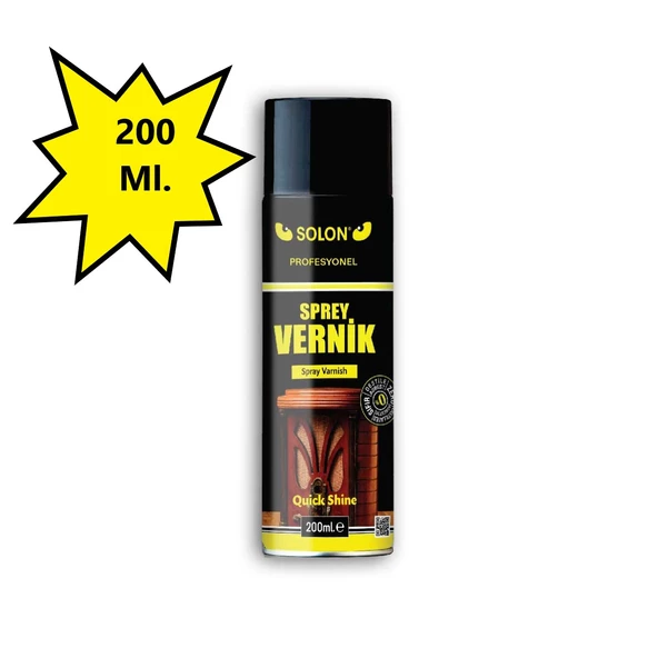 Profesyonel Parlak Sprey Vernik 200 ml ürün görseli