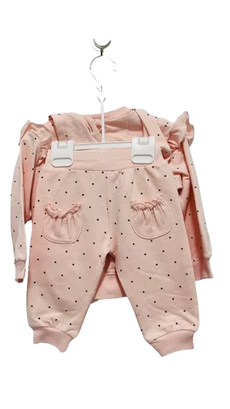 uğurböceğiçocuk Aziz Bebe 3283 Puanlı Kapüşonlu 3'lü Kız Takım - 7