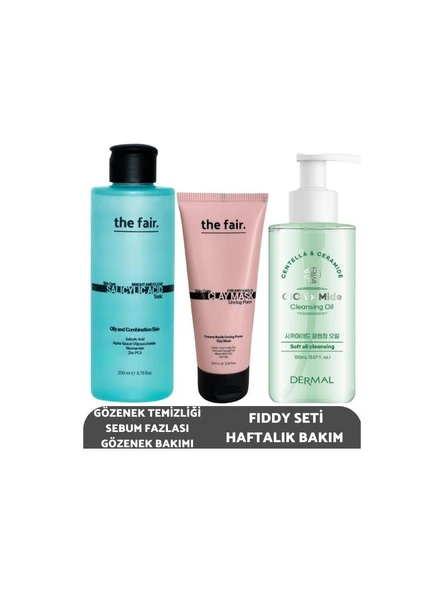 the fair. Gözenek Temizliği Sebum Fazlası Gözenek Bakımı ve Fiddy Seti Haftalık Bakım ürün görseli 1
