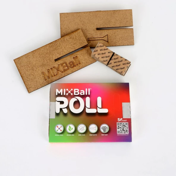 Roll Ahşap X Sarım Standı, 56 Adet Z Katlanmış Zıvana , Ahşap  Kazıyıcı