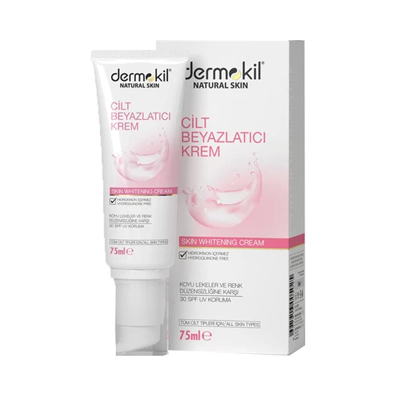 DERMOKİL CİLT BEYAZLATICI KREM TÜM CİLTLER 75ML ürün görseli 1