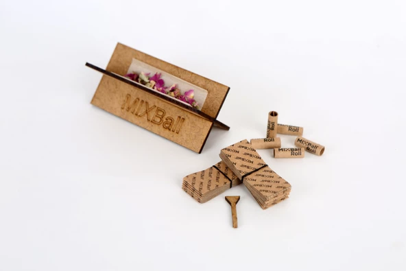 Roll Ahşap X Sarım Standı, 56 Adet Z Katlanmış Zıvana , Ahşap  Kazıyıcı - 2