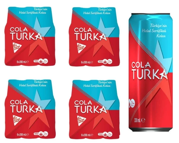 Cola Turka Kola Cam 200 Ml X 24 Adet