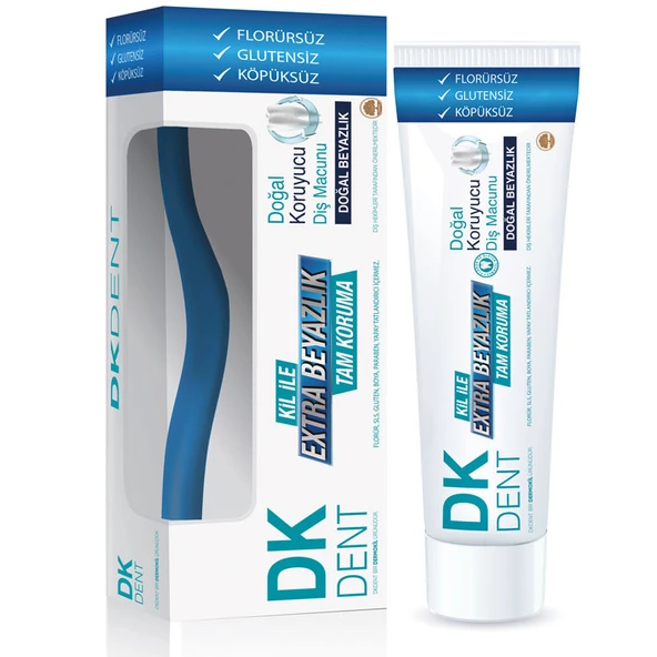 DK DENT DOĞAL KORUYUCU DİŞ MACUNU 75ML+FIRÇA HD.DOĞAL BEYAZLIK