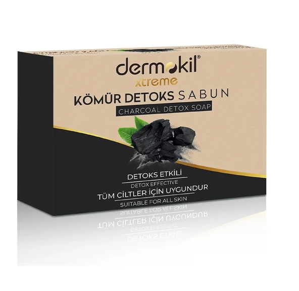 DERMOKİL XTREME KÖMÜRLÜDETOKS SABUN 100GR DETOKS  ETKİLİ - Resim 2