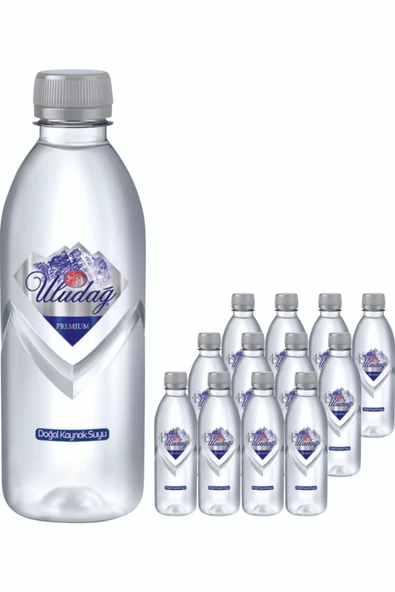 Uludağ Premium Doğal Kaynak Suyu Pet Şişe 12 x 400 ML