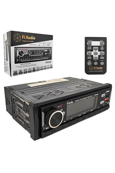 Fi Audio Fr-2200 Oto Teyp 4X50 Watt Bluetooth Carlive 2Xusb Type-C Sd Fm Aux Lucest Yeni ürün görseli 1