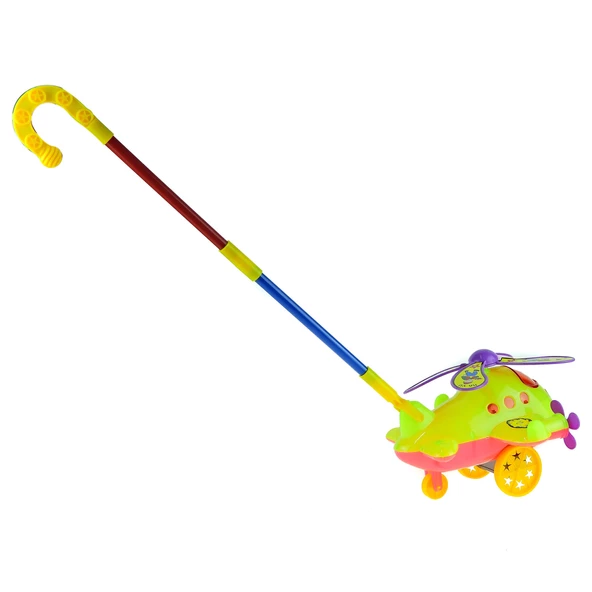 Oyuncak Uçak Sopalı Sevimli Tombul Uçak 30 Cm - 2