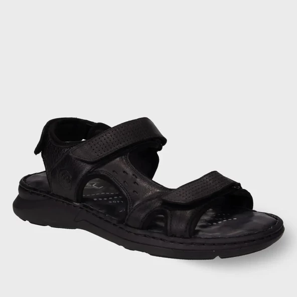 FORELLİ BRUCE OROPEDİK CIRTLI NUBUK DERİ ERKEK SANDALET - 3