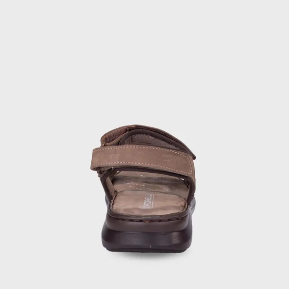 FORELLİ BRUCE OROPEDİK CIRTLI NUBUK DERİ ERKEK SANDALET - 8
