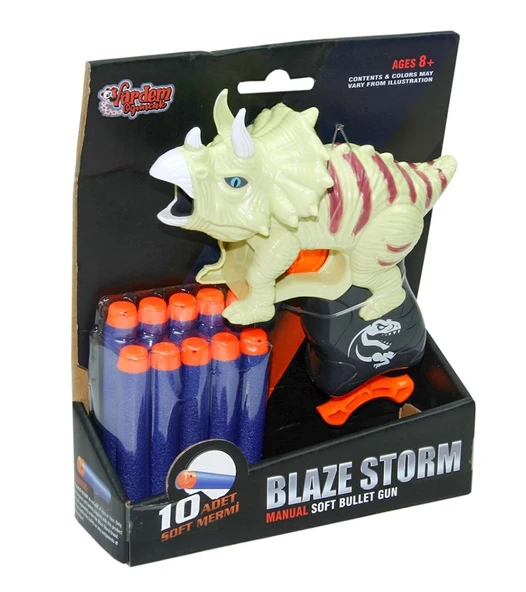 Yumuşak Mermili Dinazor Tabanca - Resim 4