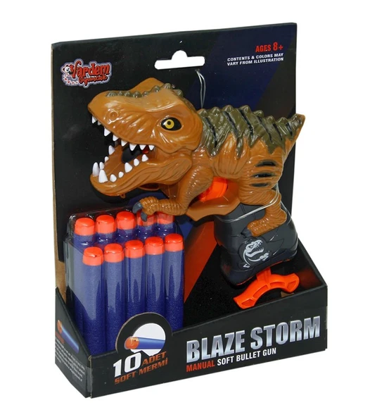 Yumuşak Mermili Dinazor Tabanca - Resim 2