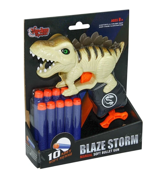 Yumuşak Mermili Dinazor Tabanca - Resim 3