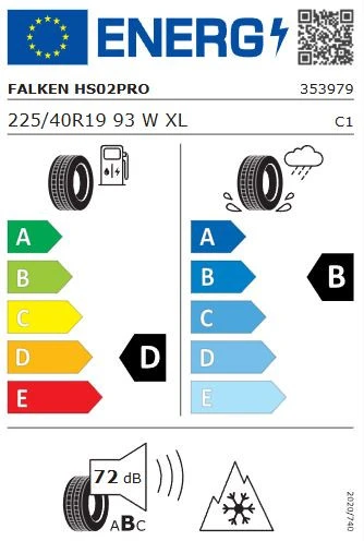 Falken Eurowinter HS02 Pro 225/40 R19 93W XL Kış Lastiği - 2025 - Resim 2