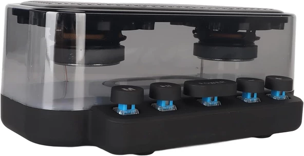 RGB Bluetooth hoparlör, su geçirmez IPX5 Tip C subwoofer hoparlör, mekanik tuşlu ve gürültü azaltmalı entegre - 6