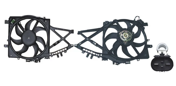 FAN MOTORU DAVLUMBAZLI (385 MM-4 FIS-7 KANAT) OPEL CORSA C 1.3CDTI 04 >