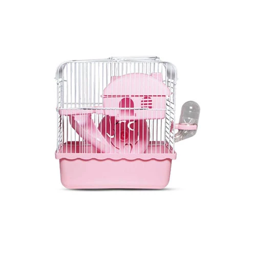 Zampa Hamster Kafesi 23x17x33 Cm Pembe