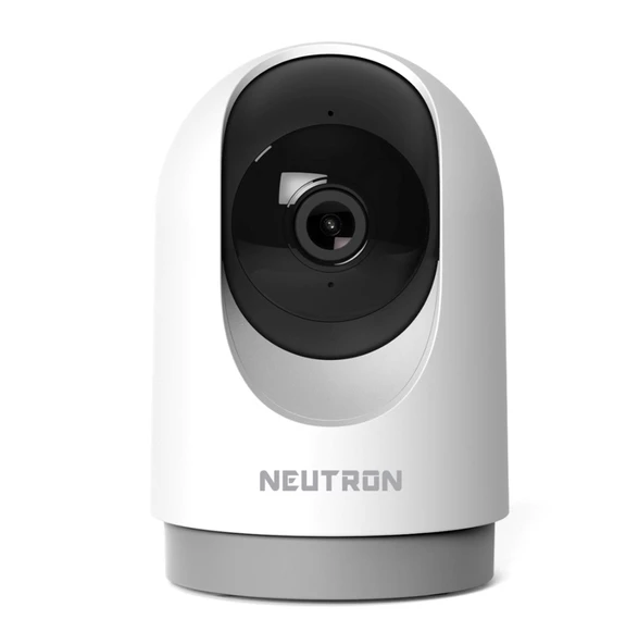 Neutron 360° Derece Dönebilen 3 MP Kızılötesi Gece Görüşlü IP Wifi Ev Güvenlik Kamerası