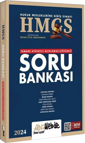 HMGS Hukuk Mesleklerine Giriş Sınavı Soru Bankası Hocawebde Yayınları