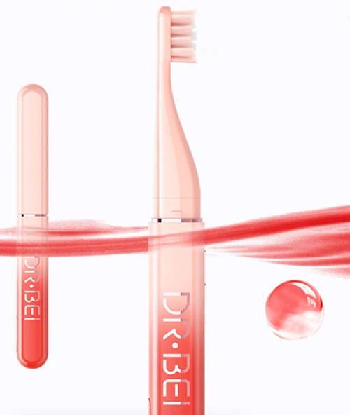 Neutron Dr.Bei Q3 Sonic Pembe Şarjlı Diş Fırças - Resim 2