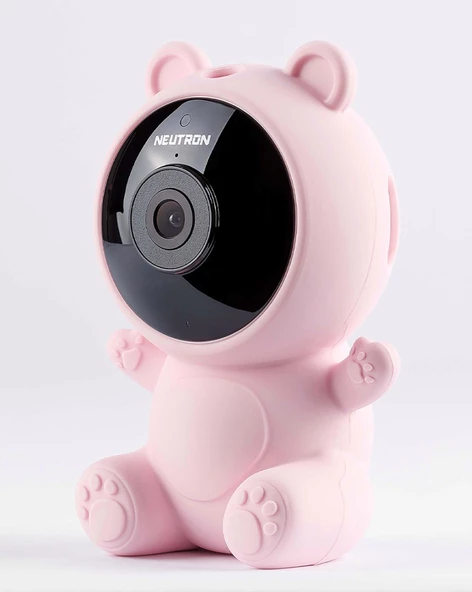 Neutron NTL-BC01-P Gece Görüşlü Pembe Akıllı Bebek İzleme Kamerası - 2
