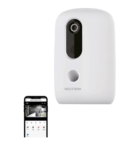 Neutron Interaktif Beyaz Mama Atıcı Fırlatıcı Köpek Oyuncağı