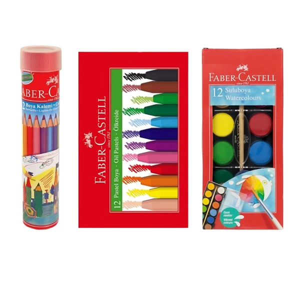 Faber Castell Boya Seti (3'lü)