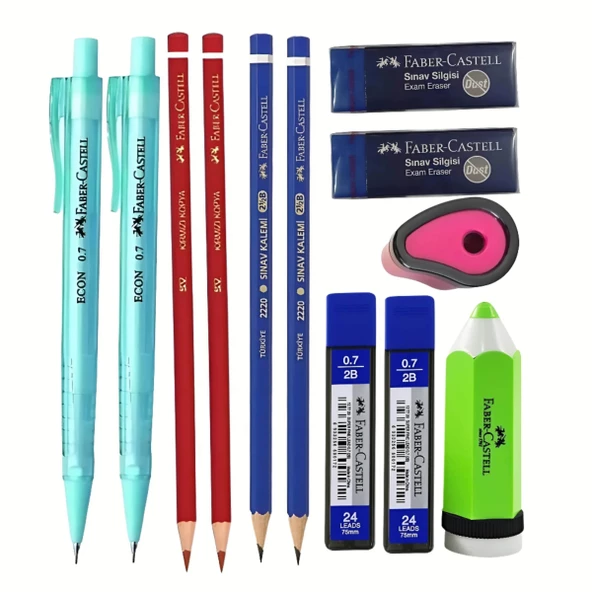 Faber Castell Temel Kırtasiye Seti (12 parça)