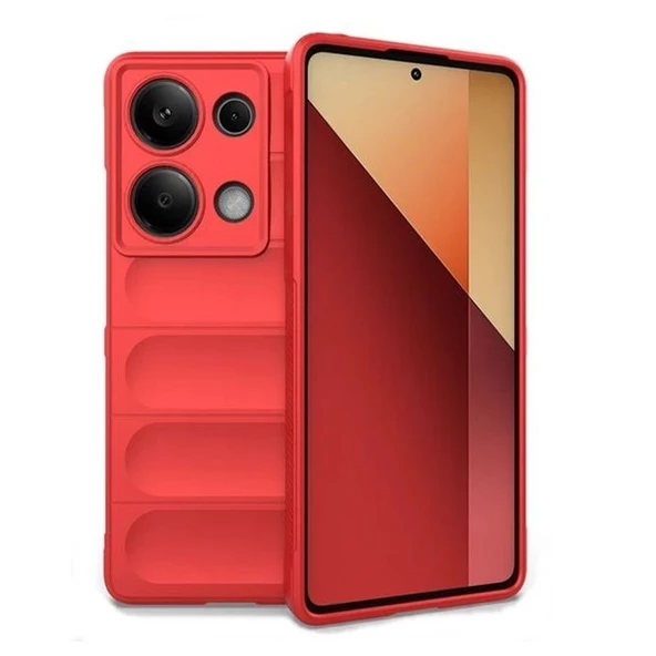 Gpack Xiaomi Redmi Note 13 Pro 4G Kılıf Etnik Optimum Mat Kamera Korumalı Silikon - Resim 3