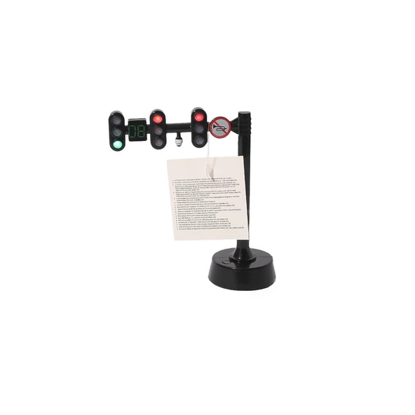 JustCheapStoreKZL-XY151-12 Sesli ve Işıklı Trafik Işığı -Kızılkaya