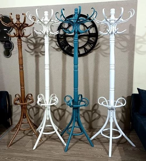 Askılık Ahşap bambu 90393 Model 4Renk 4 Adet DEMONTE Sağlam Şık Demont El Yapımı - 8