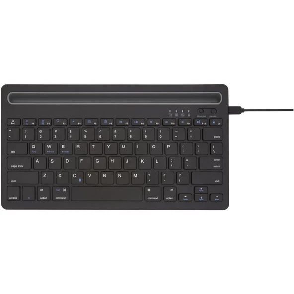 Chuwi Hi10 X Tablet 10.1" Uyumlu Kablosuz Bluetooth Şarj Edilebilir Tablet Telefon Standlı Klavye - Gri - 5