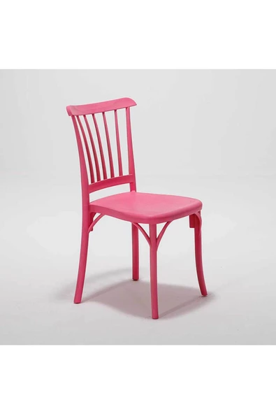 SANDALİE 2 Adet Violet Pembe Sandalye / Balkon-bahçe-mutfak