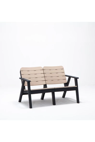 SANDALİE Sera Mindersiz İkili Koltuk/ Bahçe - Balkon - Teras Mobilyası