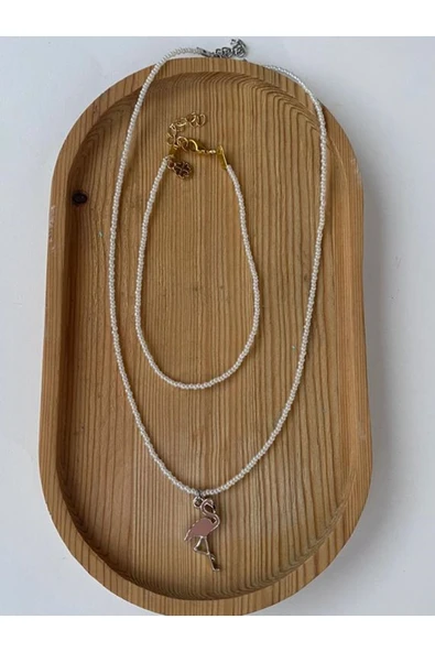 Flamingo Renkli Fimo Halhal Takı Seti Pytkfmklyhlhl20 - Resim 3