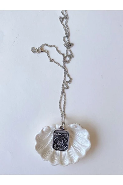 Ramones Rock Metal Zincir Kolye PYTKZNKLY104 - Resim 5