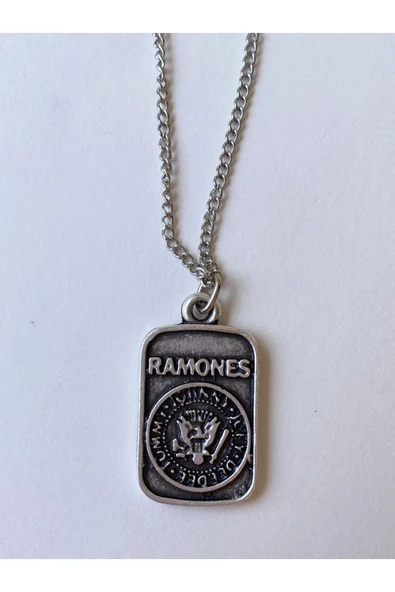 Ramones Rock Metal Zincir Kolye PYTKZNKLY104 - Resim 4