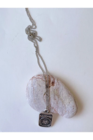 Ramones Rock Metal Zincir Kolye PYTKZNKLY104 - Resim 2